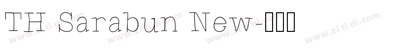 TH Sarabun New字体转换